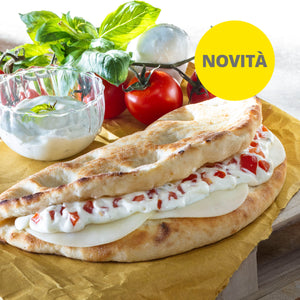 Tasca pomodoro e mozzarella 200g - cartone 8 pz.